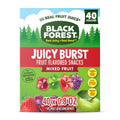 Black Forest, Juicy Burst, 0.8 oz, 40 ct, Mixed Fruit Flavored Snacks, Real Fruit Juice