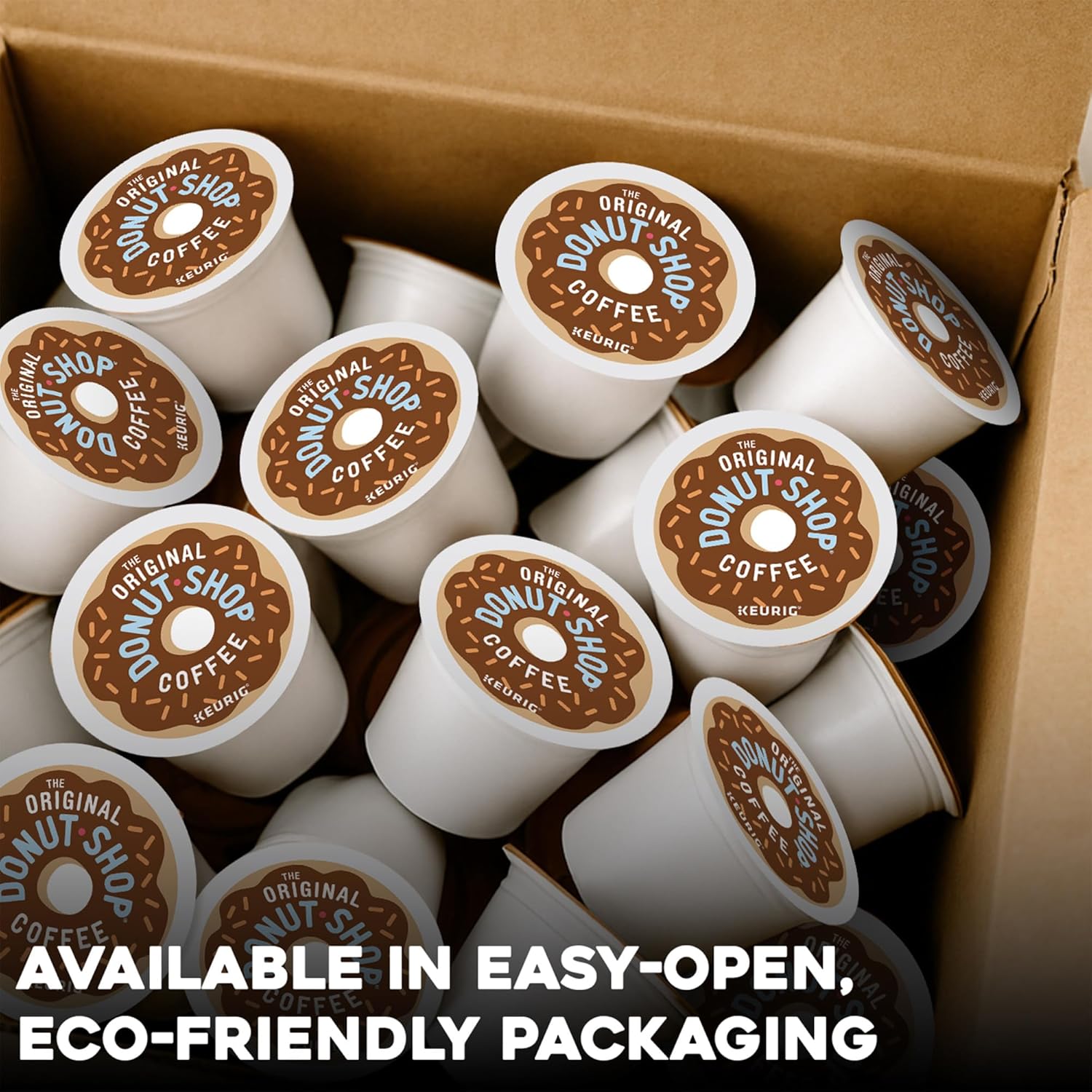 Original Donut Shop Keurig Medium Roast K-Cup Pods, 72 Count, Kosher Certified