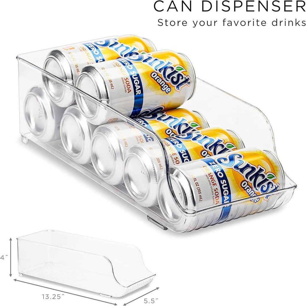 Sorbus Stackable Fridge Bins and Freezer Bins for Refrigerator and Pantry Organization