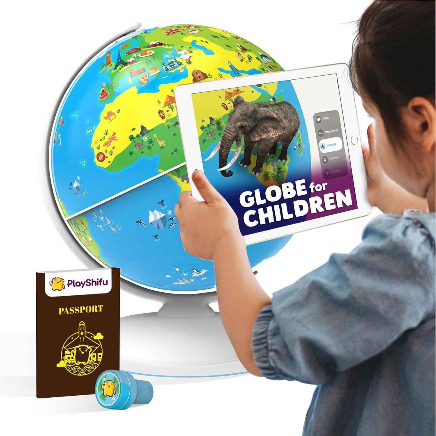 playshifu-globe-for-children-orboot-earth-interactive-kids-globe-with-1000-facts-on-animals-places-monuments-tech-powered-learning-toy-stem-gift-for-kids-ages-4-10