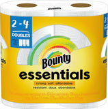Bounty Essentials Select-A-Size Paper Towels, White, 2 Triple Rolls = 6 Regular Rolls - ShopUS