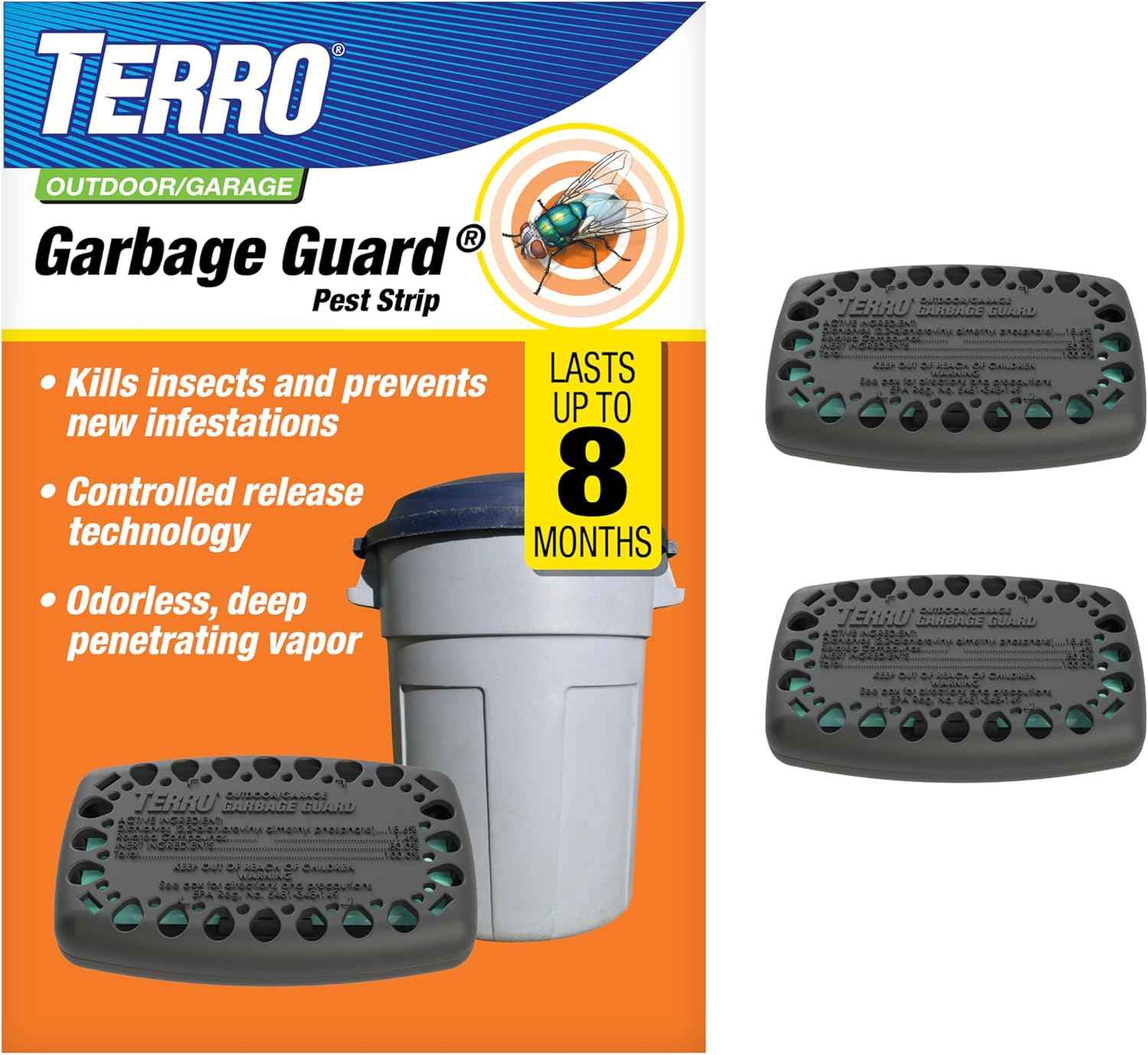 terro t801sr garbage guard trash can insect killer pack of 2
