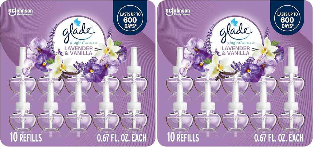 Glade PlugIns Refills Air Freshener, Scented and Essential Oils for Home and Bathroom, Hawaiian Breeze, 6.7 Fl Oz, 10 Count