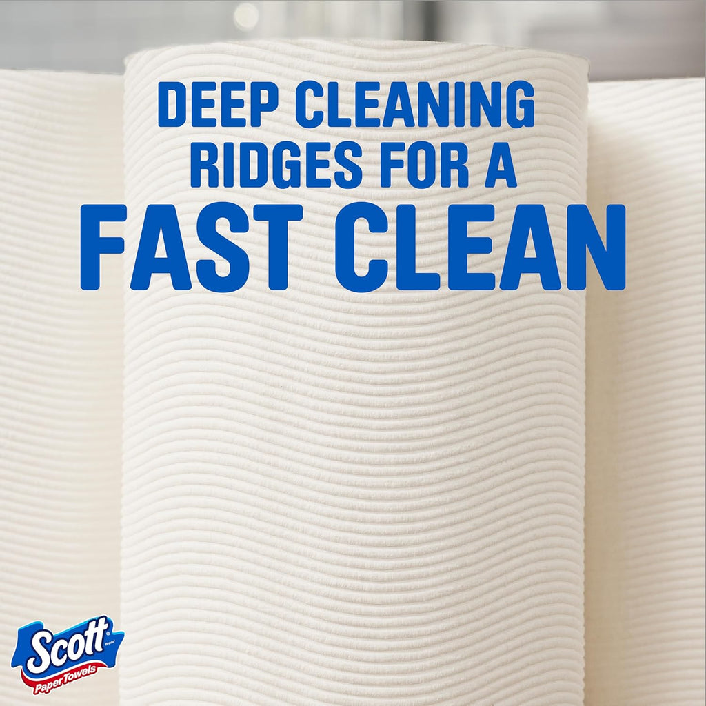 Scott Paper Towels, Choose-A-Sheet, 6 Double Rolls = 12 Regular Rolls (108 Sheets Per Roll) - ShopUS