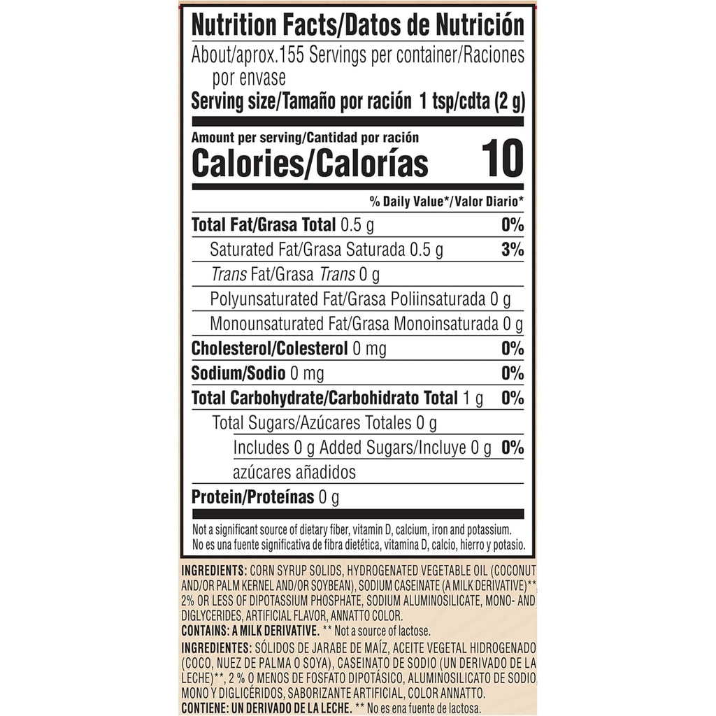 Nestle Coffee mate Original Powder Creamer, 11 oz Canister, Pack of 12, Non-Dairy, Lactose-Free, Cholesterol-Free