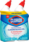 CLOROX Toilet Bowl Cleaner Clinging Bleach Gel, Ocean Mist, 24 Fl Oz, Pack of 2 (Package May Vary) - ShopUS