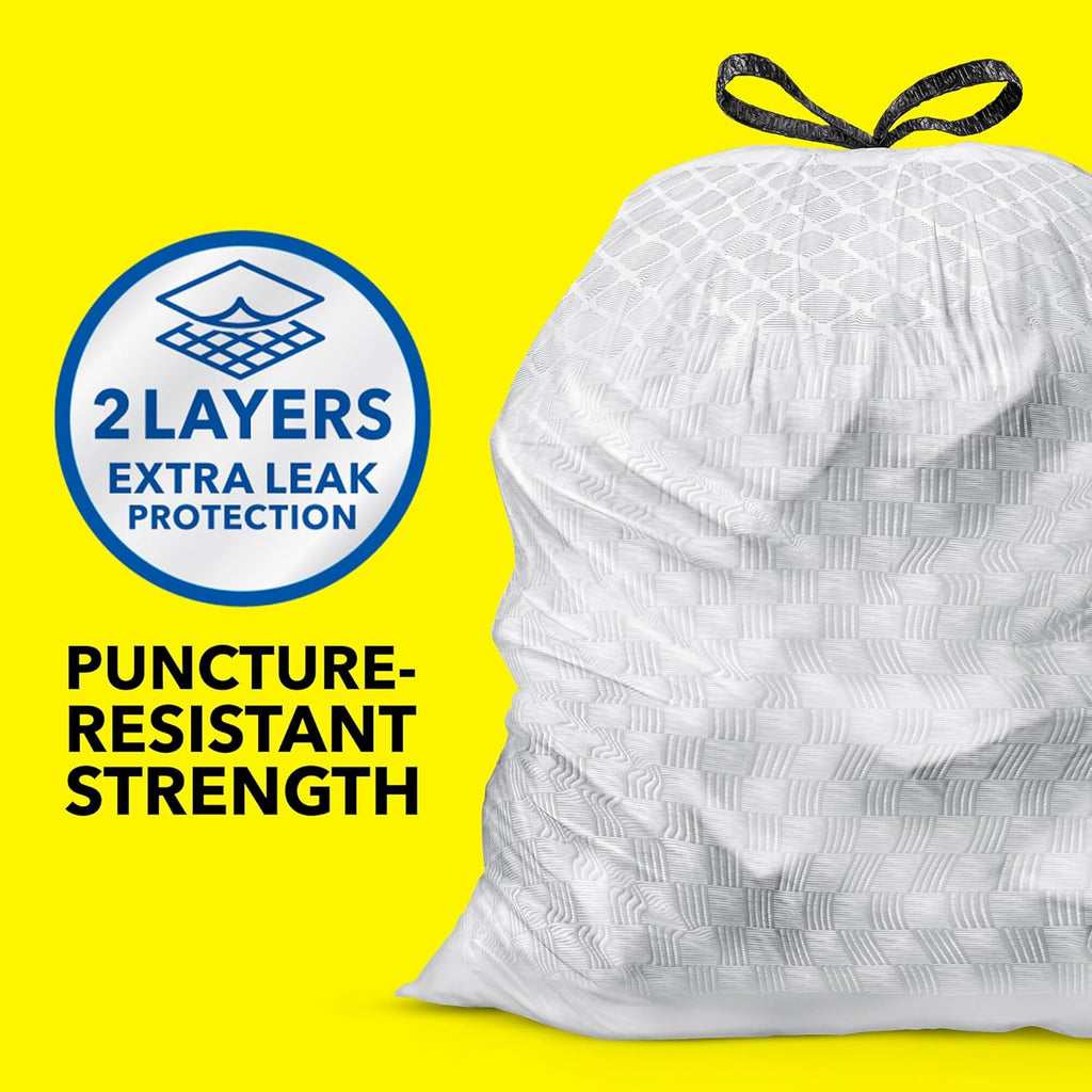 Glad ForceFlex Tall Kitchen Trash Bags, 13 Gallon, Gain Fresh Clean, 40 Count (Package May Vary) - ShopUS