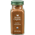 Simply Organic Non-GMO Ground Ceylon Cinnamon Powder, 2.08 Ounce, Organic Cinnamon Spice