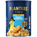 planters deluxe salted whole cashews 1 lb 2.25oz canister bulk nuts kosher