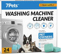 Washing Machine Cleaner Tablets | 24 Count 1-Year Supply | Formulated for Pet Owners | Pet-Friendly Deep Descaler | HE, Top & Front Load | Septic Safe & Eco-Friendly | Eliminates Odor & Residue