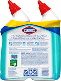 CLOROX Toilet Bowl Cleaner Clinging Bleach Gel, Ocean Mist, 24 Fl Oz, Pack of 2 (Package May Vary) - ShopUS