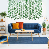 Fake Vines for Room Decor(12 Pack 84 Feet) Aesthetic Artificial Plant Ivy Leaves Hanging Greenery Garlands for Home Bedroom Wall Wedding Christmas Party Office Patio Outdoor Garden Décor