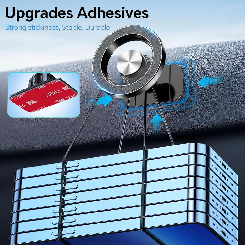 kaistyle magsafe dashboard car mount - 20 n52 magnets, 360å¡ rotation, hands-free
