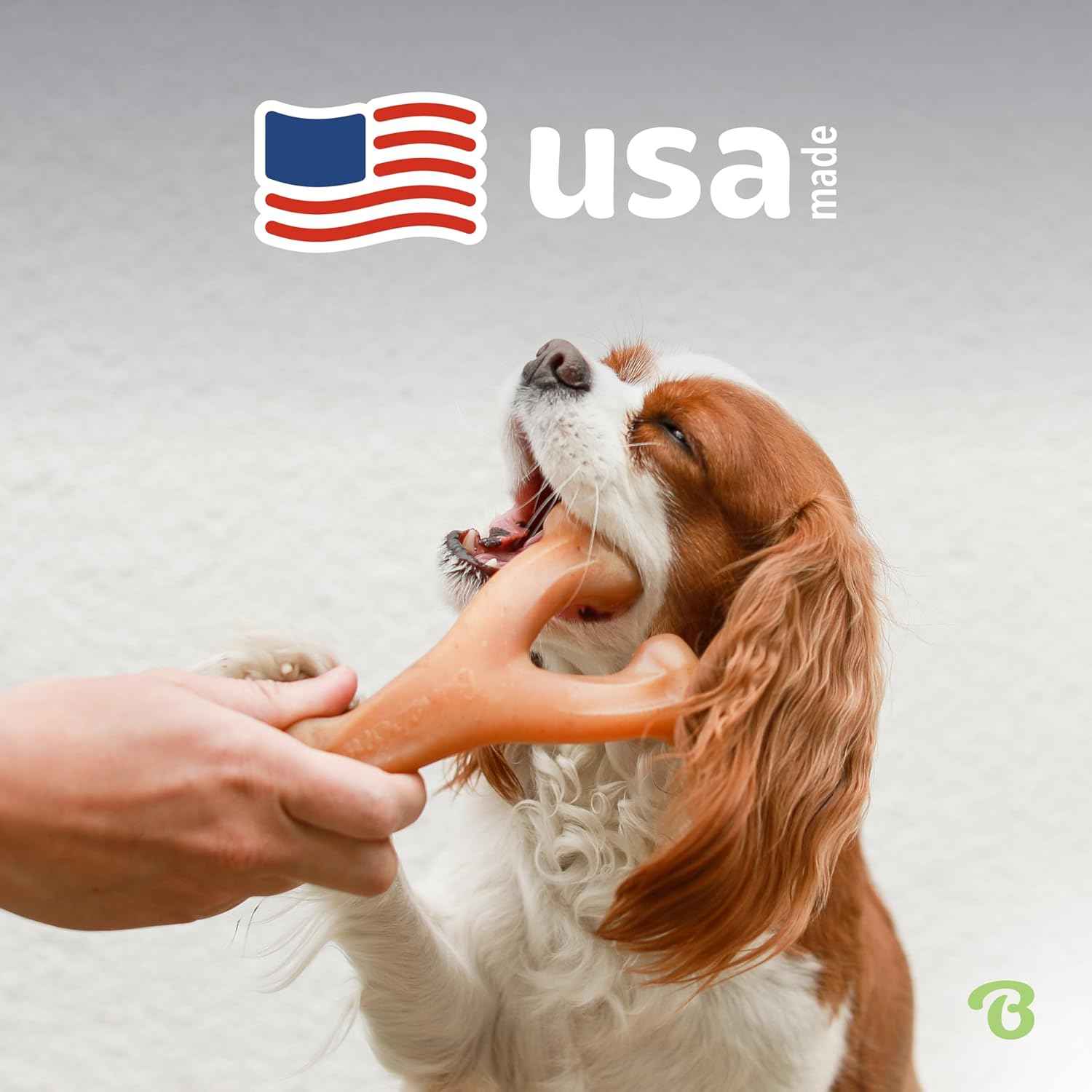 benebone wishbone durable dog chew toy for aggressive chewers real bacon medium made usa