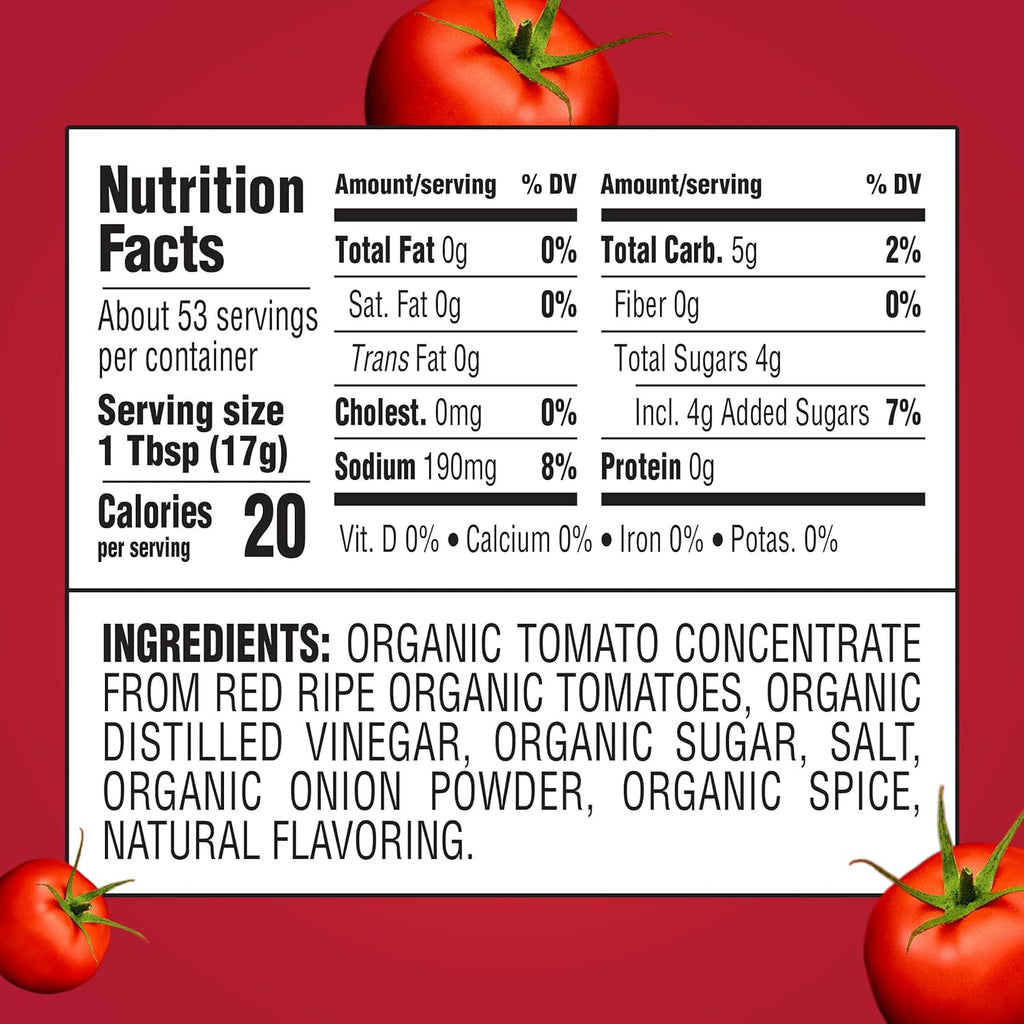 heinz organic tomato ketchup 32 oz bottle non-gmo kosher certified