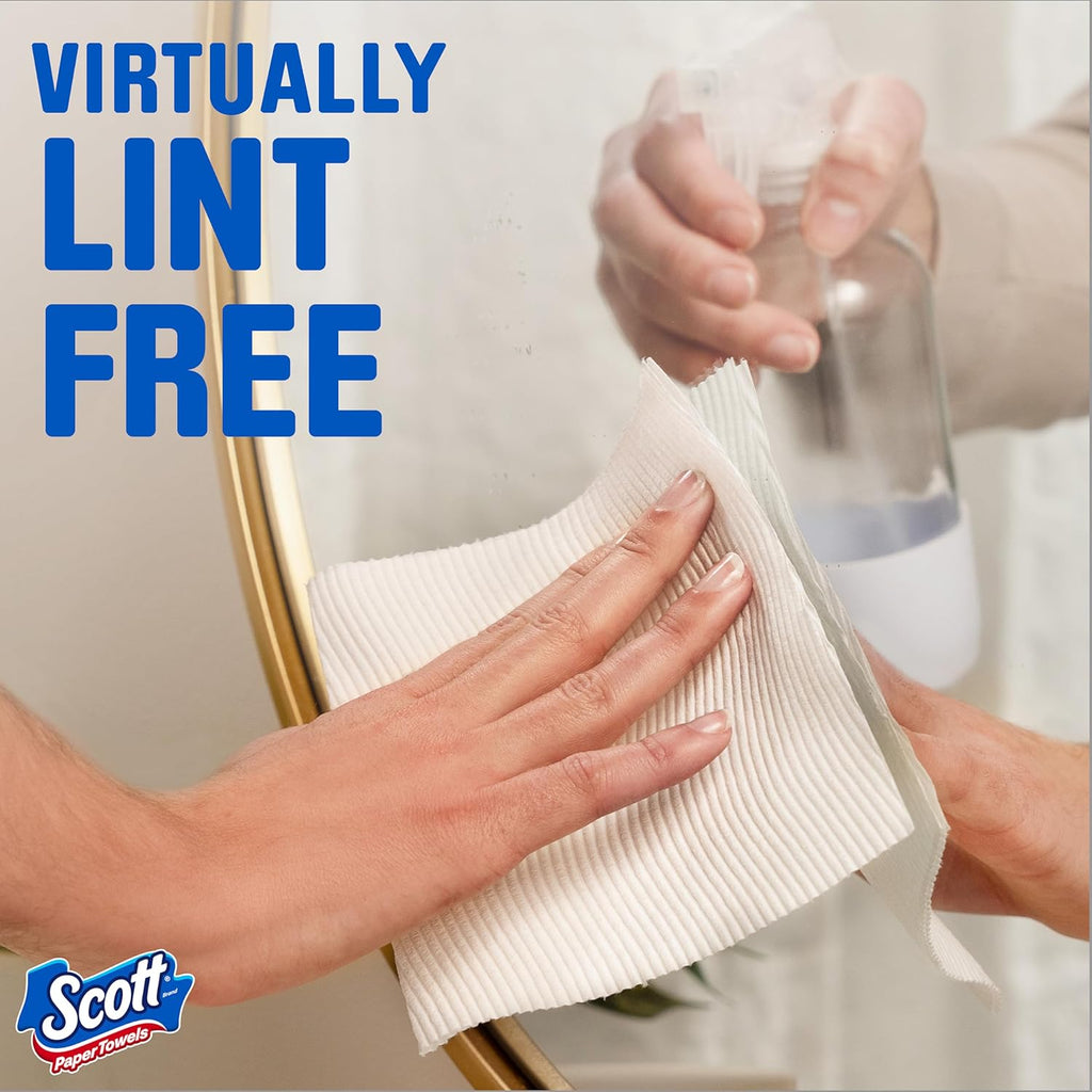Scott Paper Towels, Choose-A-Sheet, 6 Double Rolls = 12 Regular Rolls (108 Sheets Per Roll) - ShopUS