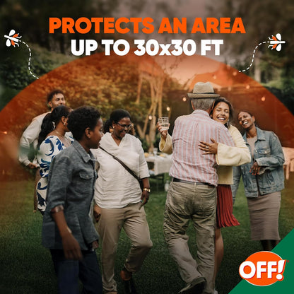 OFF! Outdoor Insect & Mosquito Repellent Fogger, Backyard Pretreat, Kills & Repels Insects in an up to 900 sq, ft, area, 16 oz (Pack of 2)