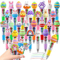 cZWZ 20Pcs Mini Multicolor Pens 4-in-1 Cute Ballpoint Pens for Kids Birthday Party Favors Gifts Teacher Supplies