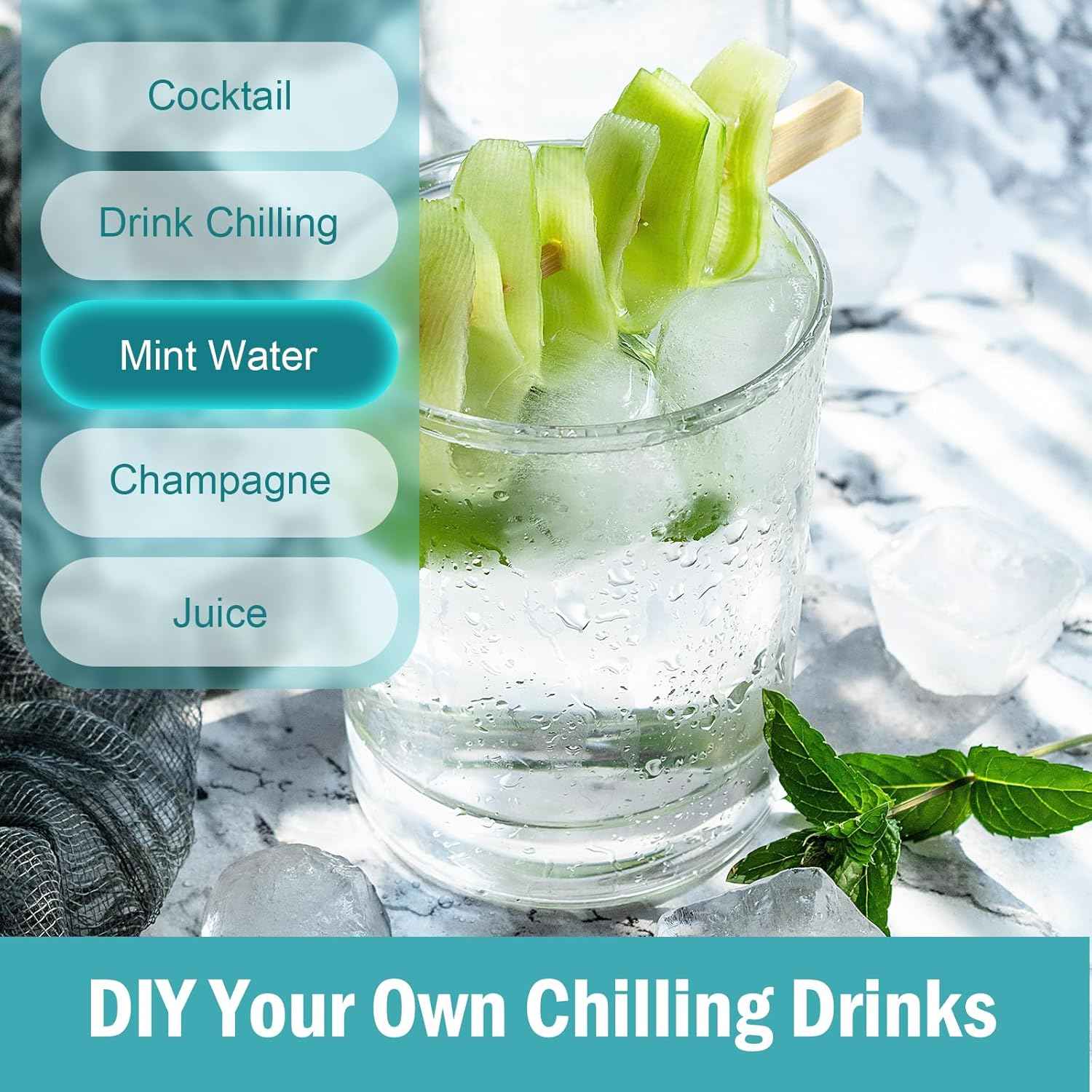 Ice Cube Trays for Freezer - 3 Pack 42 Cubes, Easy to Release Silicone Ice Trays with Spill-Resistant Lids, Reusable Ice Tray,Stackable and BPA-Free, Perfect for Cocktails, Drinks,and Ice Coffee