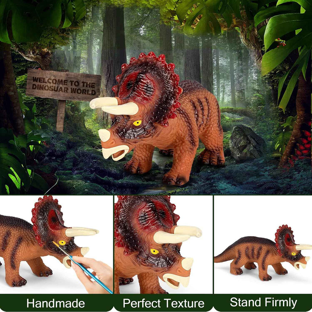 kissdream 7 piece jumbo dinosaur toys for boys realistic giant dinosaur toys 3-5 years