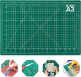 anezus Self Healing Sewing Mat, 12inch x 18inch Rotary Cutting Mat Double Sided 5-Ply Craft Cutting Board for Sewing Crafts Hobby Fabric Precision Scrapbooking Project