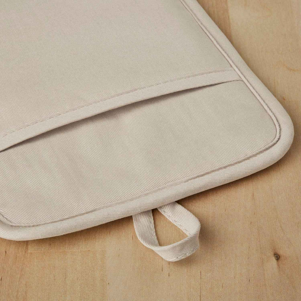 KitchenAid Ribbed Soft Silicone Pot Holder 2-Pack Set, Milkshake Tan, 7"x9"