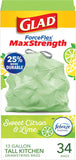 Glad Tall Kitchen Trash Bags 13 Gallon, MaxStrength Cherry Blossom Garbage Bags, Drawstring, 90 Count - ShopUS