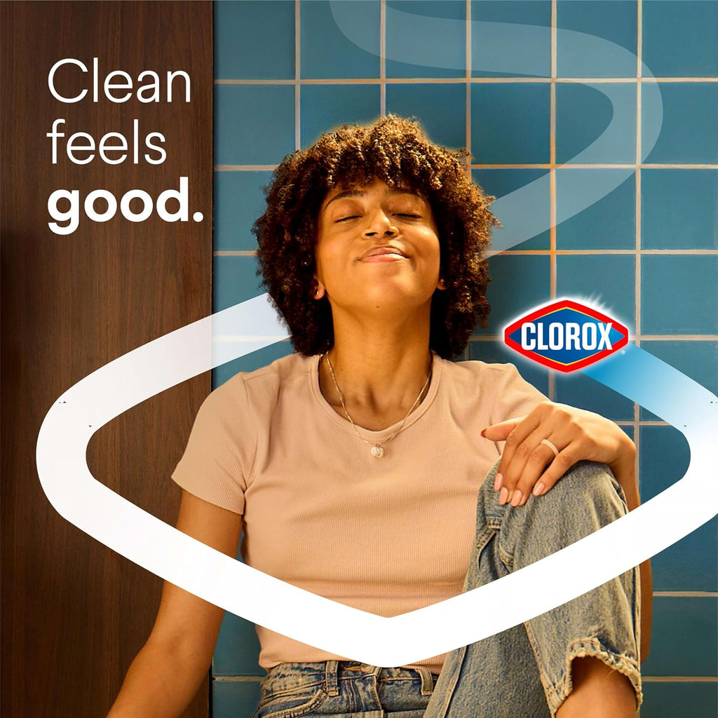 CLOROX Toilet Bowl Cleaner Clinging Bleach Gel, Ocean Mist, 24 Fl Oz, Pack of 2 (Package May Vary) - ShopUS