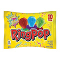 Ring Pop Individually Wrapped 10 Count Assorted Flavors Lollipop Suckers in Fun Candy Variety Pack