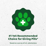 Greenies Pill Pockets for Dogs Large Size, Soft Dog Treats, Chicken Flavor, 15.8 oz. Pouch (60 Treats)