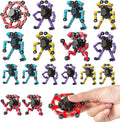 Valentines Day Gifts Transformable Fidget Spinners Toys 4 Pcs for Kids and Adults Stress Relief Sensory Toys for Boys and Girls Age 8-13 Fingertip Gyros Easter Basket Stuffers for Teens