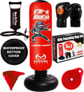 Marwan Sports 5-in-1 Inflatable Punching Bag for Kids – 63" Karate Toy Set with Boxing Gloves, Durable Fast Rebound, Active Play, Stress Relief Christmas/Birthday Gift for Boys & Girls Ages 4-12