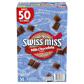 Swiss Miss milk chocolate hot cocoa mix, 1.38 oz, 50-count, bulk, packaging dimensions 13x18.5x29 cm, 4.8 pounds