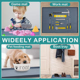 URMONA Waterproof Silicone Under Sink Mat 31'' x 22'' Shelf Liner for Kitchen and Bathroom, Cabinet and Counter Protector, Storage and Organizers, Litter Mat, Pet Cat PLppy Essentials(Dark Grey)