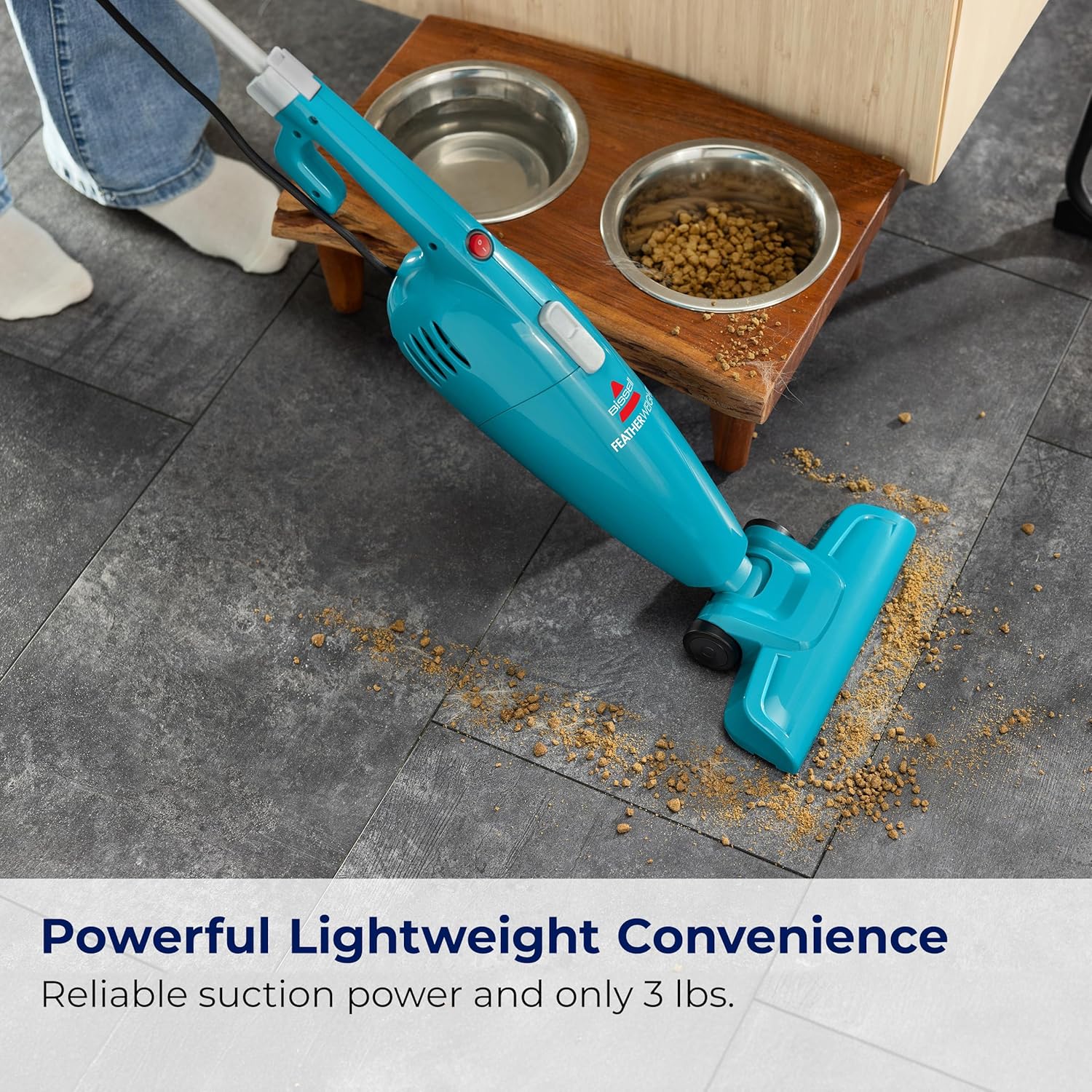 Bissell Featherweight Stick Lightweight Bagless Vacuum with Crevice Tool, 2033,