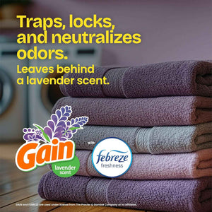 Glad ForceFlex Tall Kitchen Trash Bags with Gain Lavender Scent and Febreze Odor Control