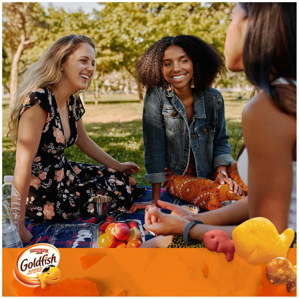 Goldfish Big Smiles Variety Pack: Cheddar, Colors, Pretzels, Snack Packs, 30 Count, Perfect for After-School Snacking