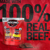 Jack Link's Beef Jerky Variety Pack with Original and Teriyaki Flavors, 9 Pack, 1.25 oz Bag, Ready to Eat Protein Snacks, 13g Protein per Serving