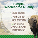 Nylabone Healthy Edibles WILD Bison Flavor Bone Chew Treats for Medium Dogs Up to 35 lbs