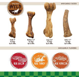 Nylabone Healthy Edibles WILD Bison Flavor Bone Chew Treats for Medium Dogs Up to 35 lbs