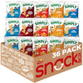Simply Snacks Variety Pack, 36 Count, 0.875 Oz, Multiple Flavors, Real Cheese, No Artificial Colors or Flavors