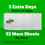 Bounty Quick Size Paper Towels, White, 8 Family Rolls, Fast Absorption and Convenient Everyday Cleanup