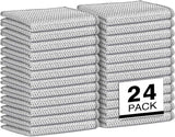 AIDEA Non Scratch Wire Dishcloth 24PK, Wire Dishwashing Rag for Wet and Dry, Washable Dish Rags No Odor, Cleaning Pads Steel Scrubber for Cookware, Sinks, Dishes, Stove Tops, 7"×8"