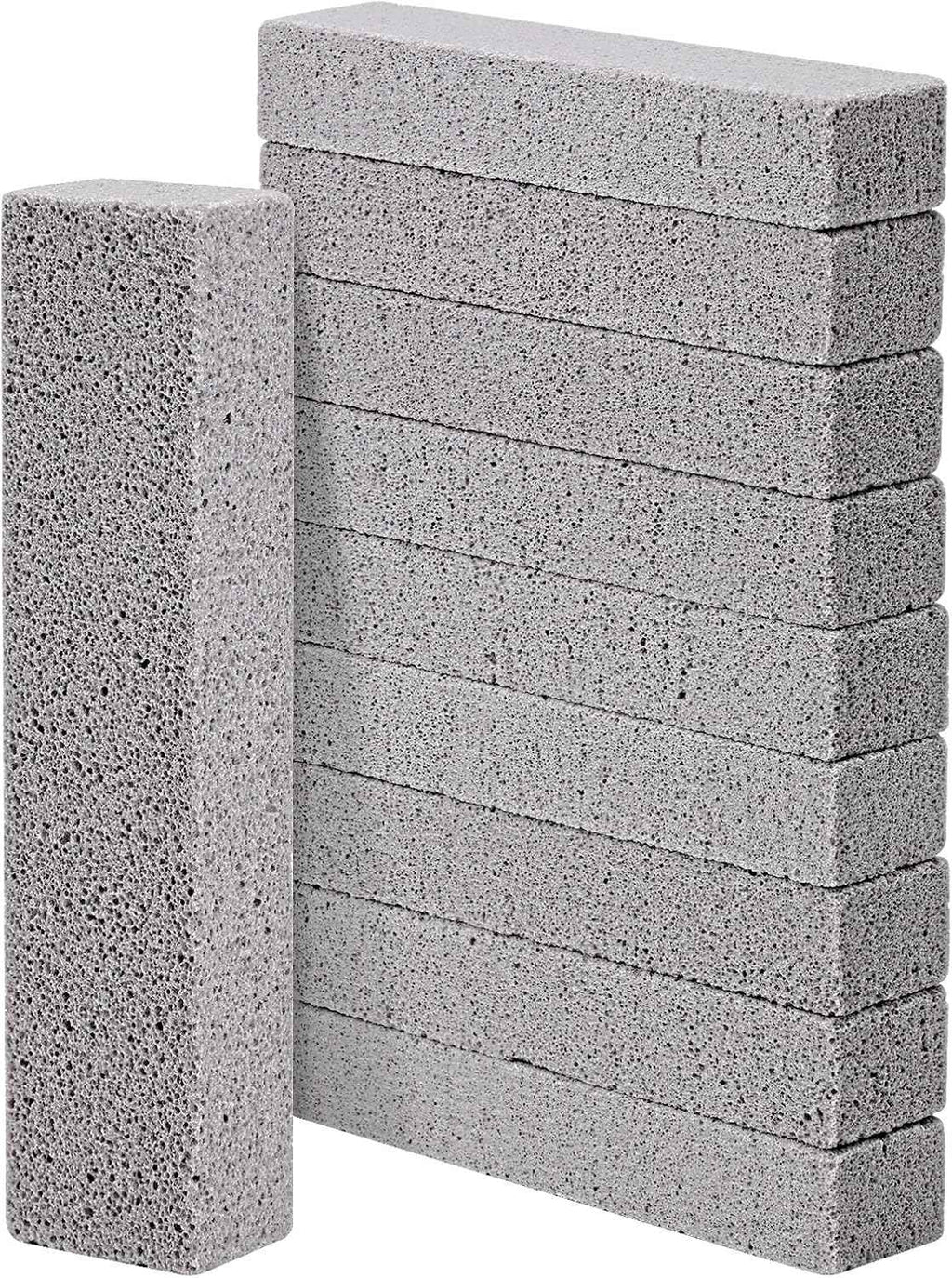 hongway 10 pack natural pumice stone cleaning bar for bathtubs and kitchen sinks