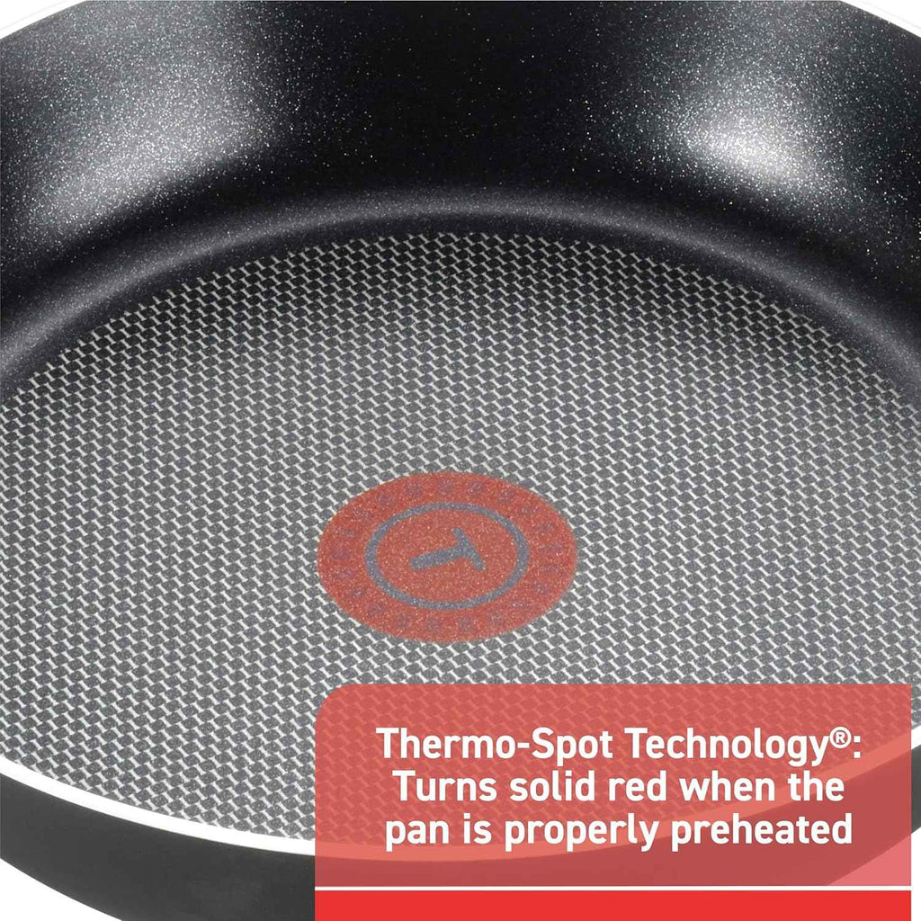 T-fal Signature Nonstick Cookware Set, 12 Piece, Oven Safe, Black, Dishwasher Safe, Kitchen Cooking Set