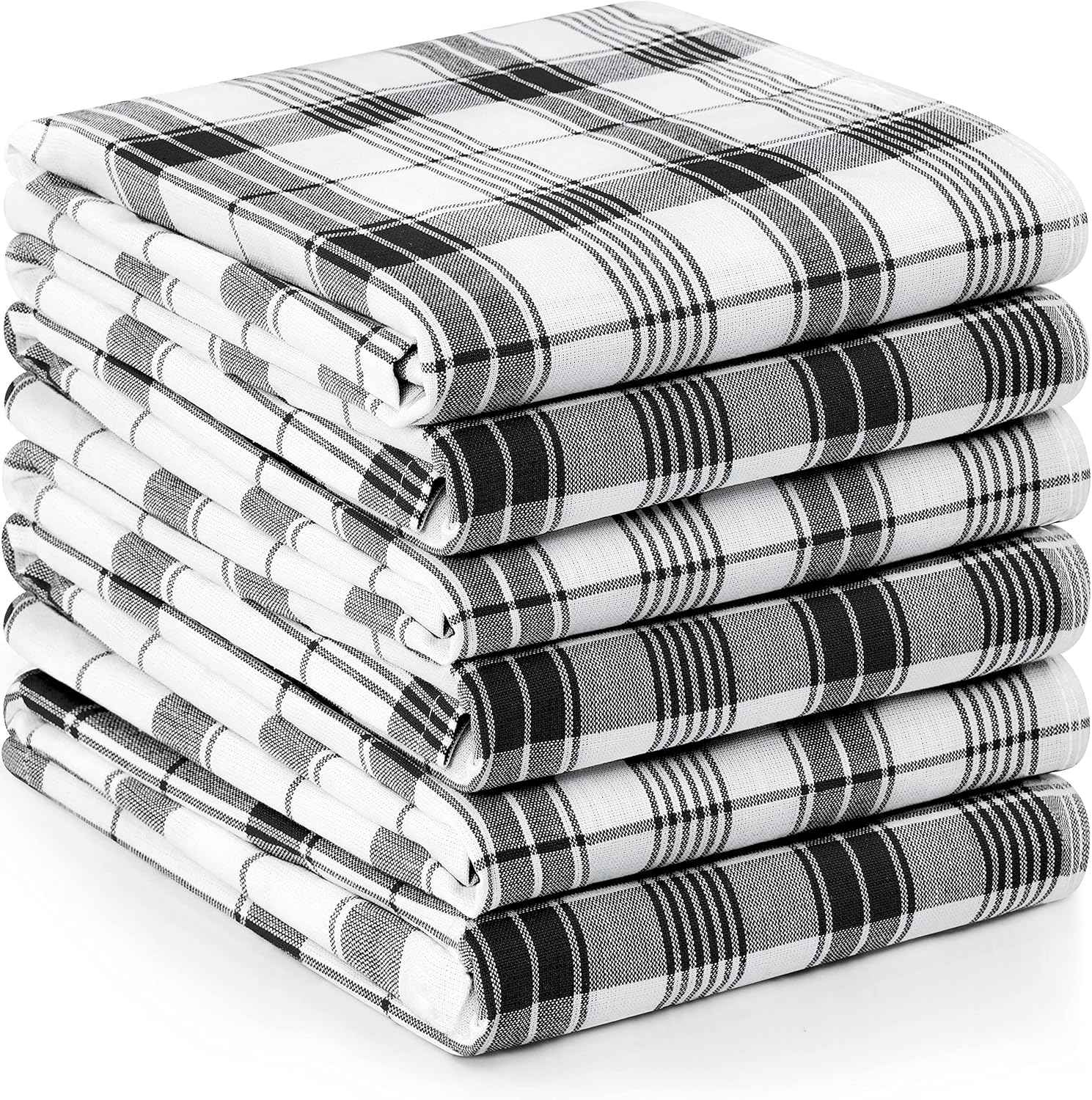 Utopia Towels Blue Dish Towels [12 Pack - 15 x 25 Inches] 100% Ring Spun Cotton Highly Absorbent & Reusable Cleaning Bar, Tea, Kitchen and Dishcloths Set - 200 GSM
