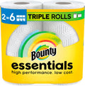 bounty essentials select a size paper towels white 2 triple rolls everyday absorbent kitchen towels - ShopUS