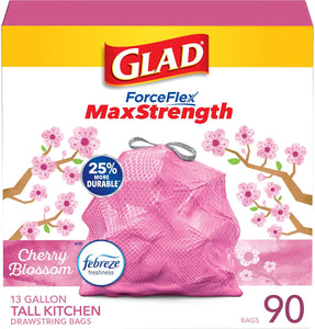 Glad Tall Kitchen Trash Bags 13 Gallon - ShopUS