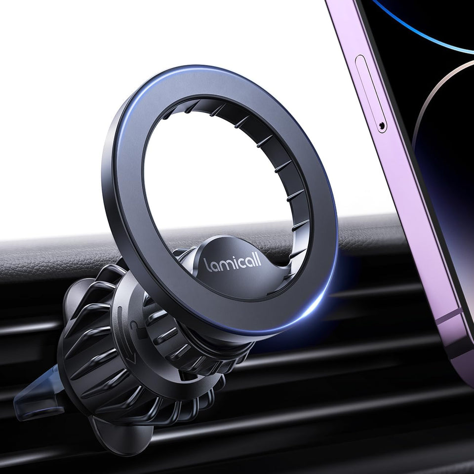 Lamicall MagSafe Car Mount with 20 Strong Magnets Air Vent Phone Holder for iPhone Models
