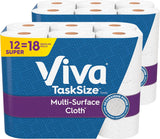 viva multi surface cloth paper towels task size 12 super rolls 81 sheet paper towel rolls